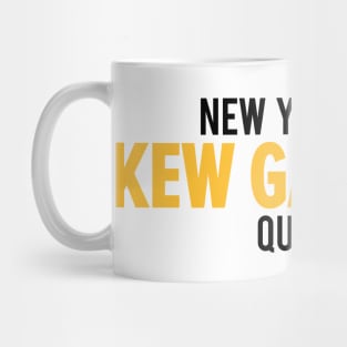 Minimalist Kew Gardens Logo - Capturing the Essence of Queens Mug